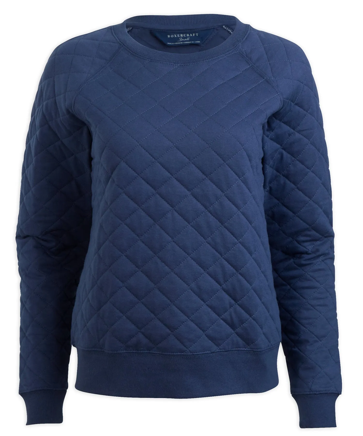 Women's Quilted Crew