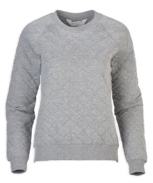 Women's Quilted Crew