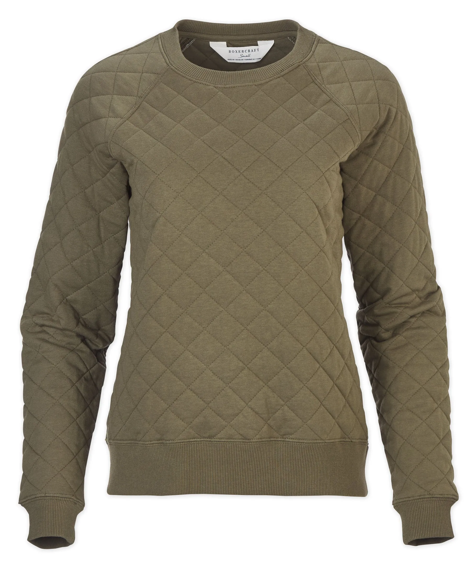 Women's Quilted Crew
