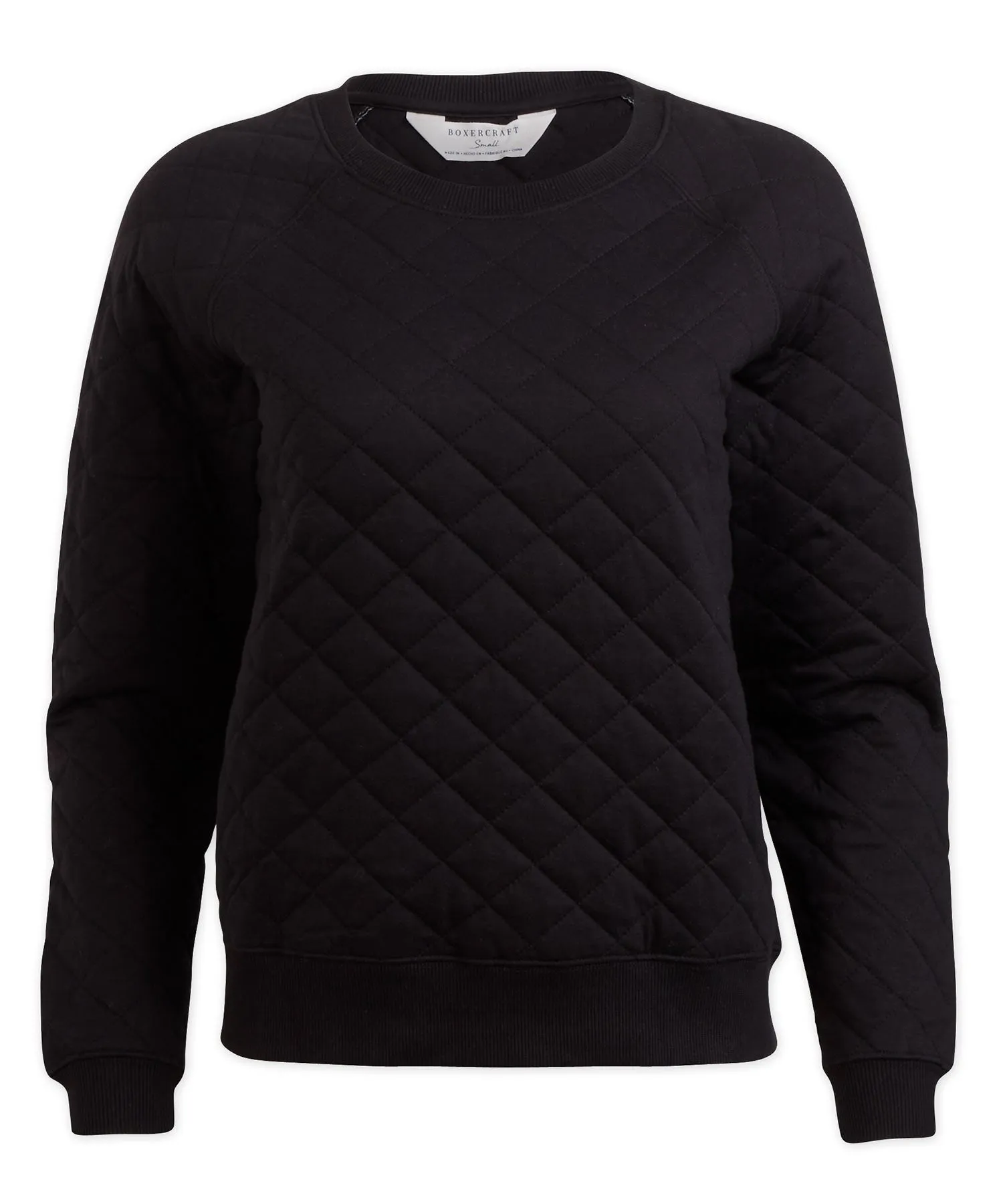 Women's Quilted Crew