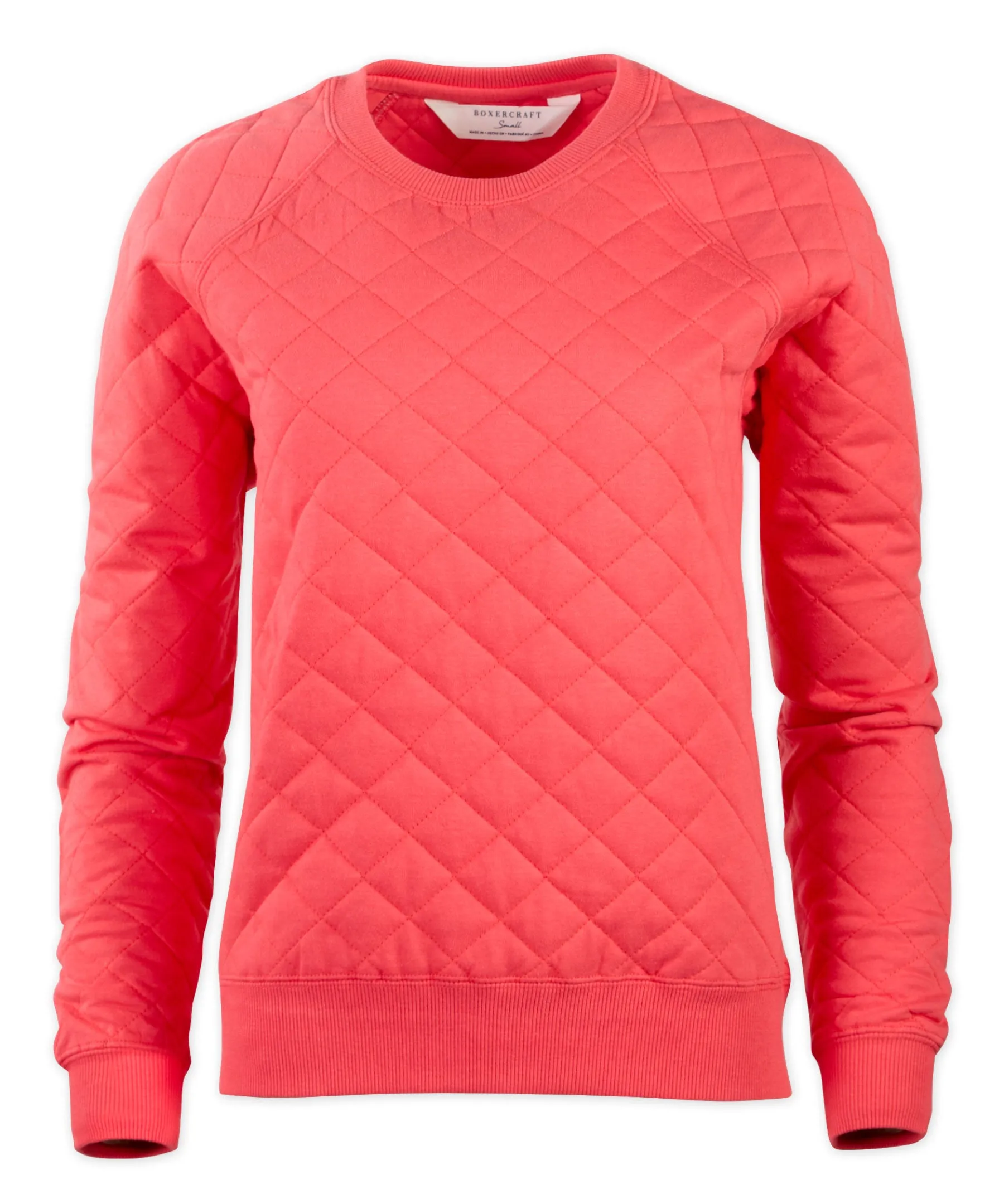 Women's Quilted Crew