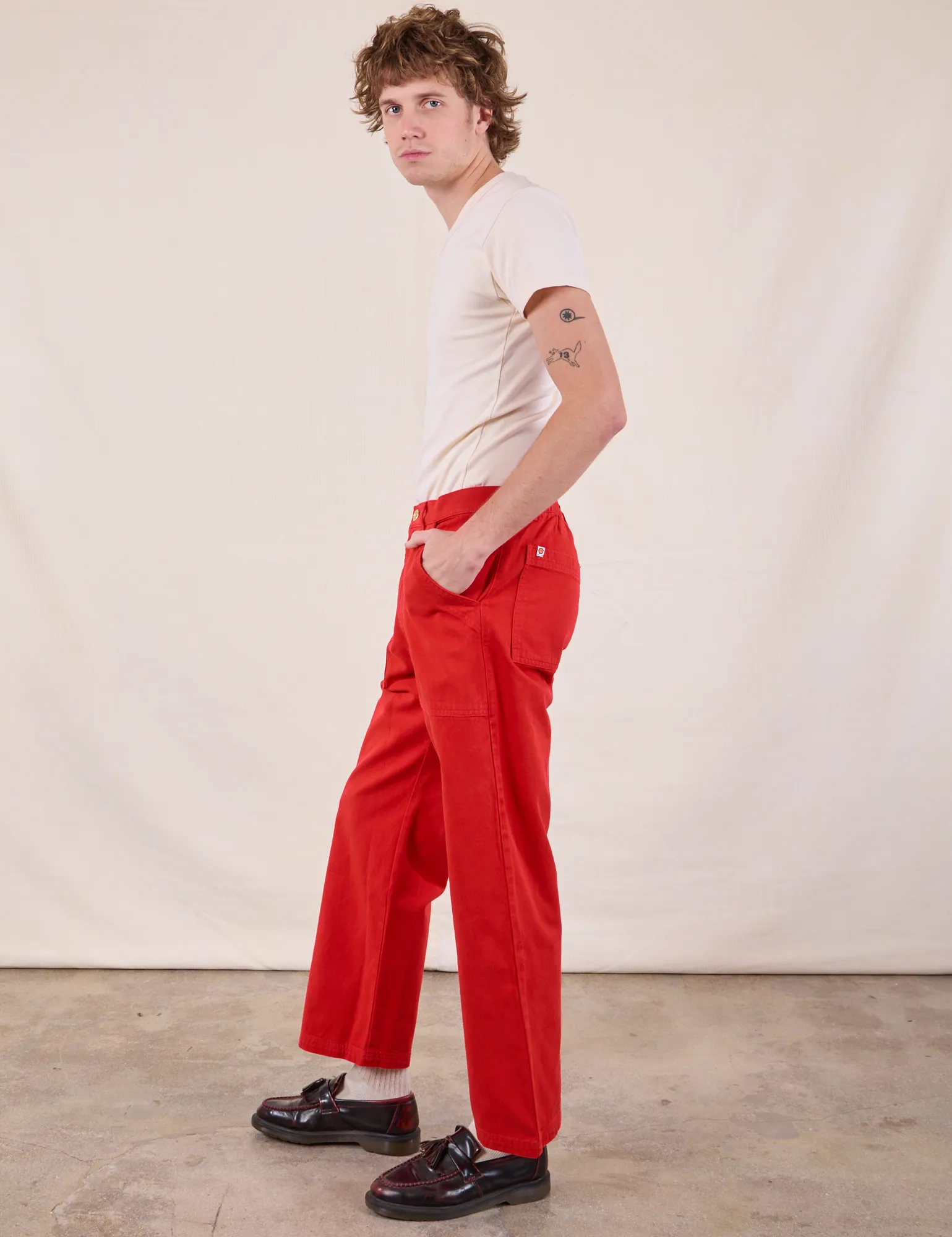 Work Pants - Mustang Red
