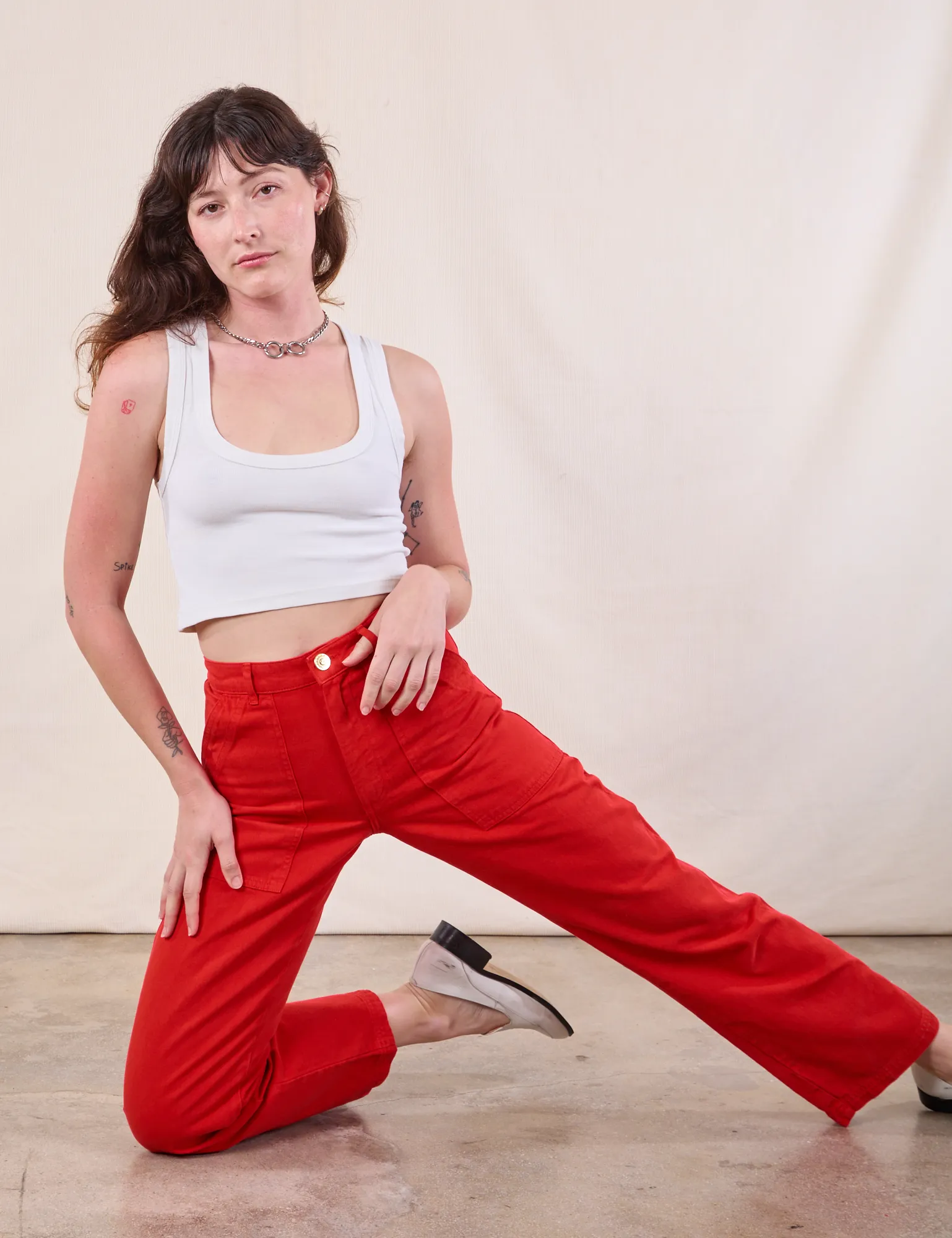 Work Pants - Mustang Red