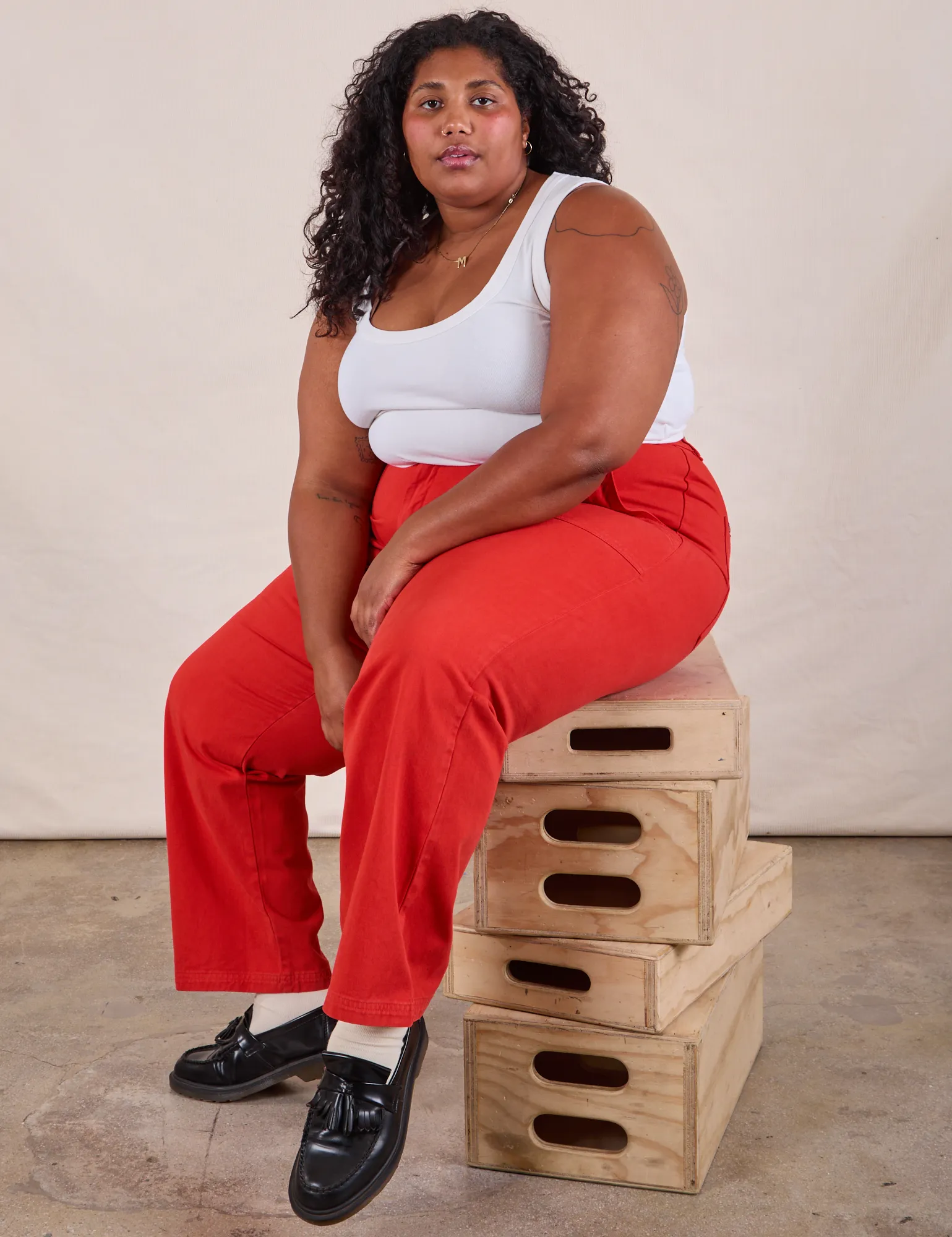 Work Pants - Mustang Red