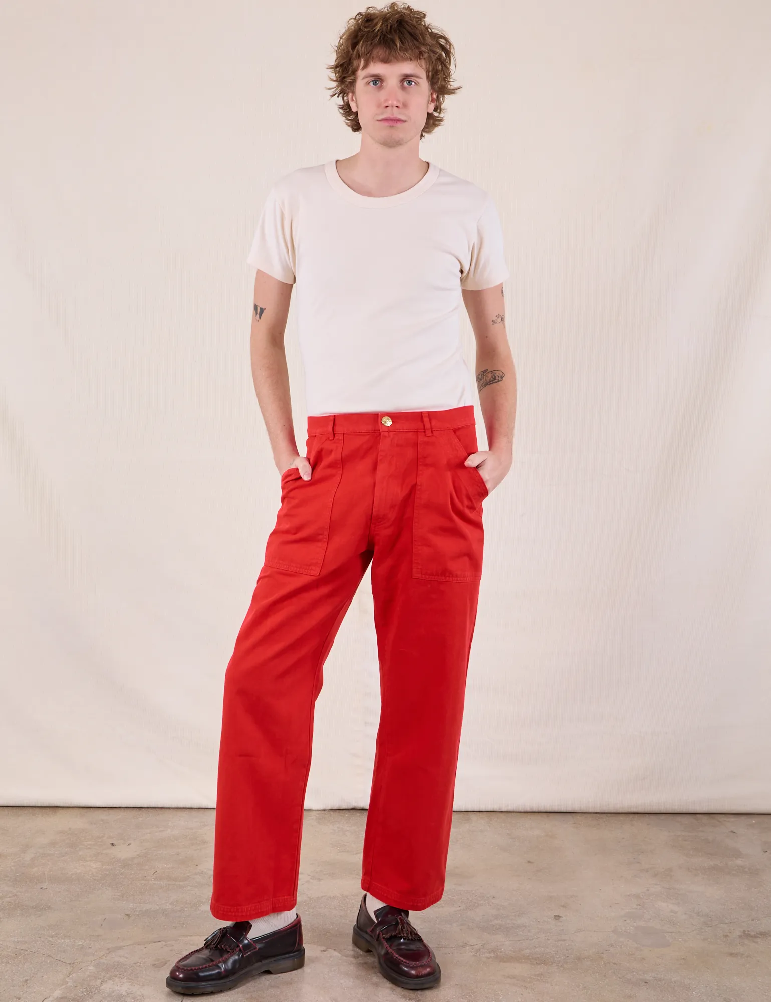 Work Pants - Mustang Red