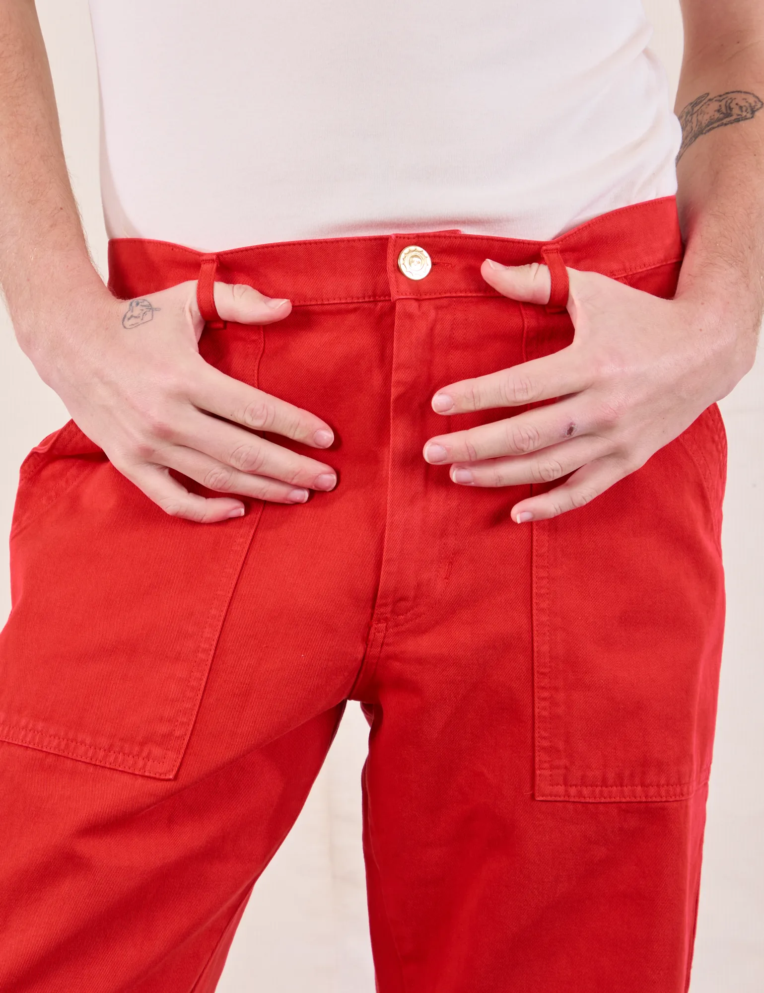 Work Pants - Mustang Red