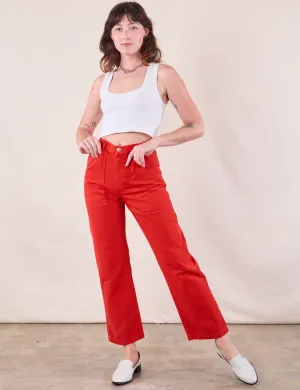 Work Pants - Mustang Red