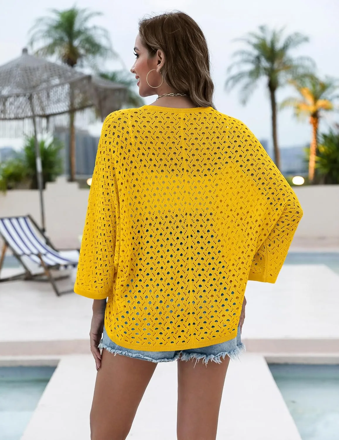 Zeagoo Womens Summer Crochet Cardigan Sweaters