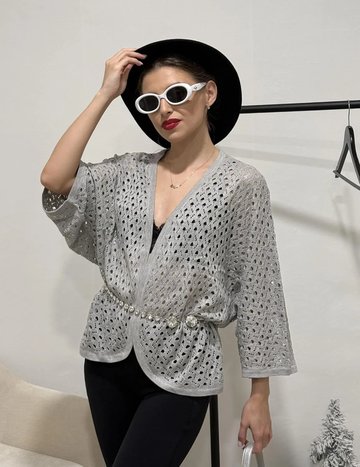 Zeagoo Womens Summer Crochet Cardigan Sweaters