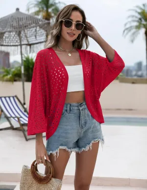 Zeagoo Womens Summer Crochet Cardigan Sweaters